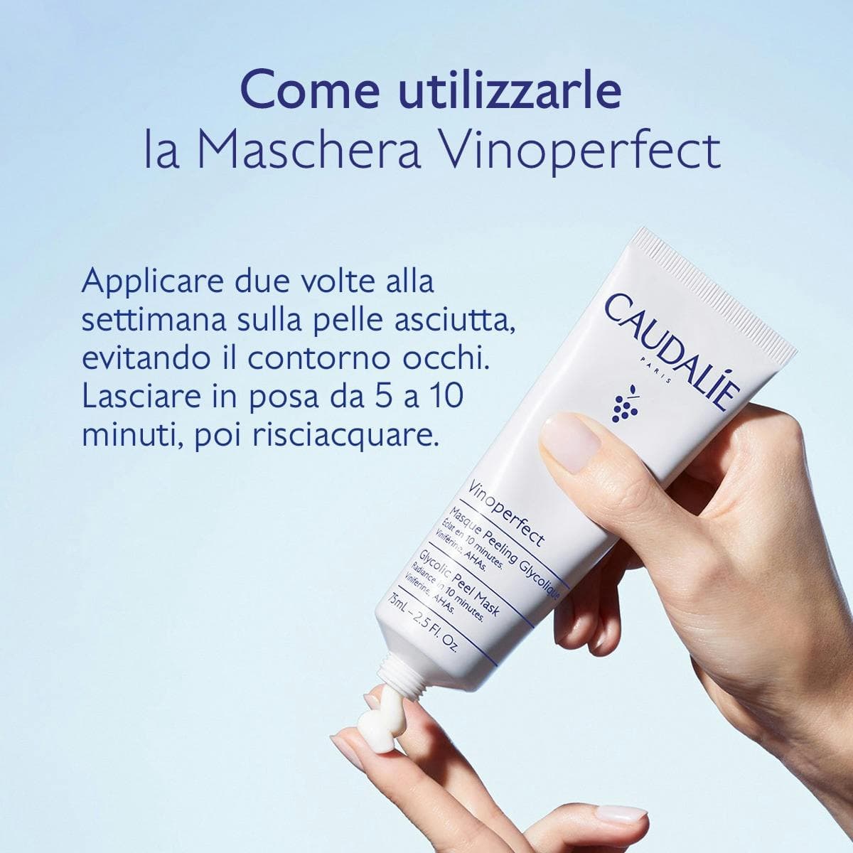 Vinoperfect Maschera Peeling con Acido Glicolico — immagine 2
