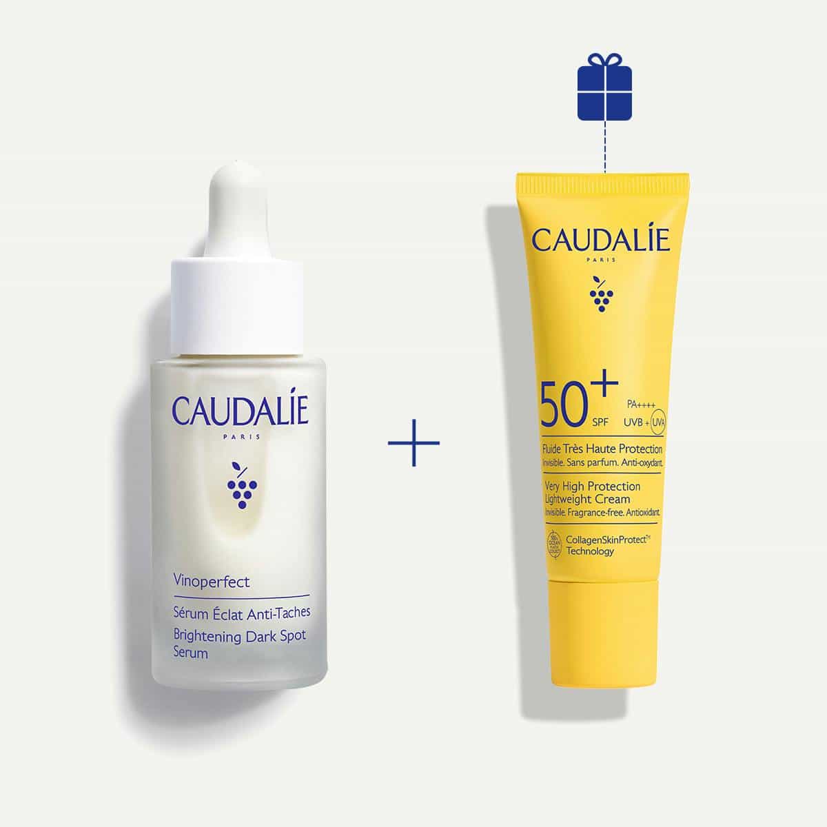 Vinoperfect Duo Illuminante Anti-macchie Siero & Fluido SPF50+
